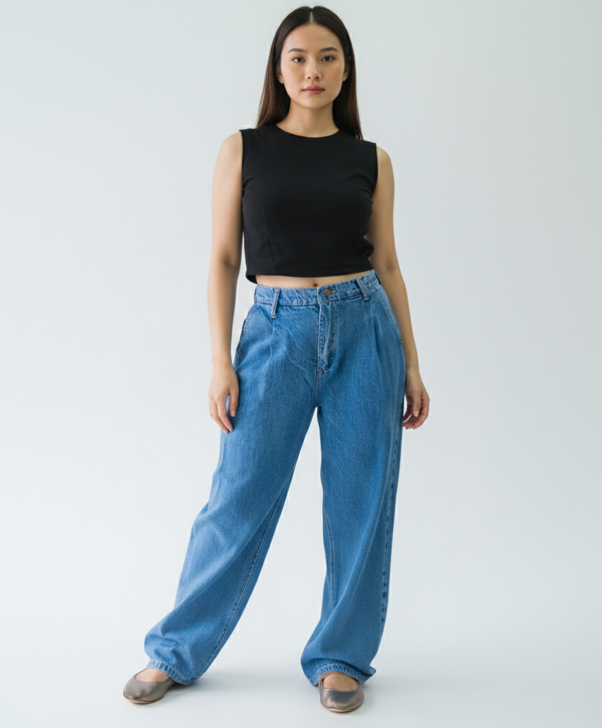 Korean Baggy Comfy Jeans ( For Women & Men)