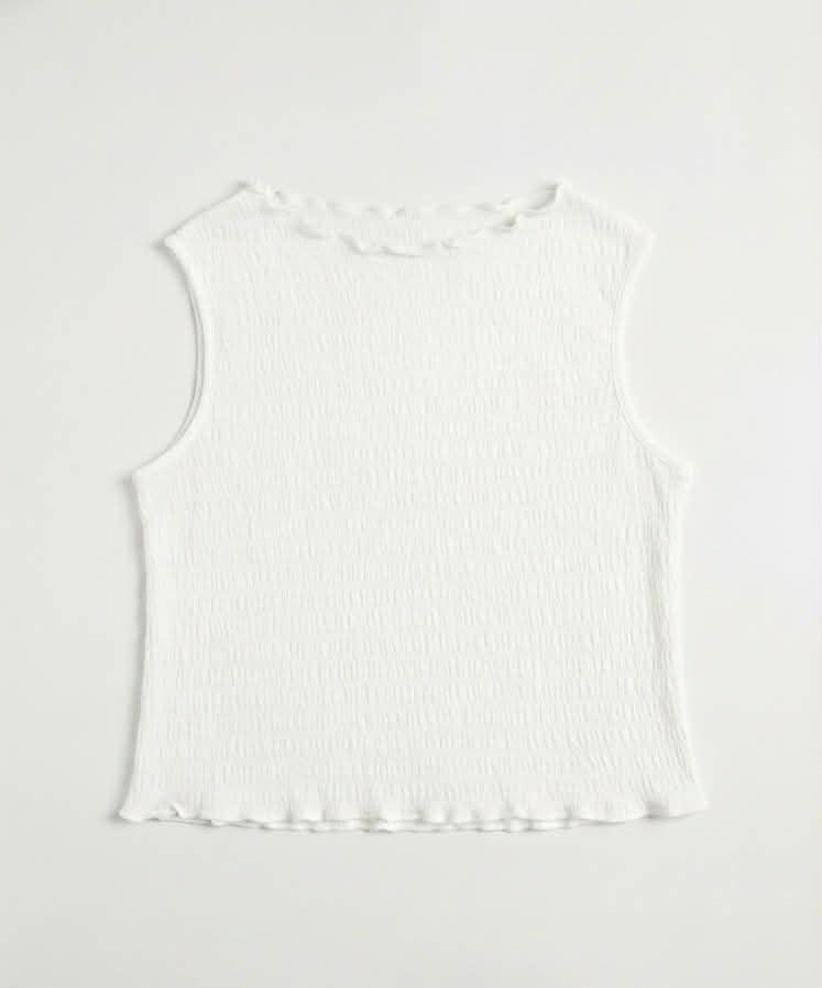 Ruffled Sleeveless Top