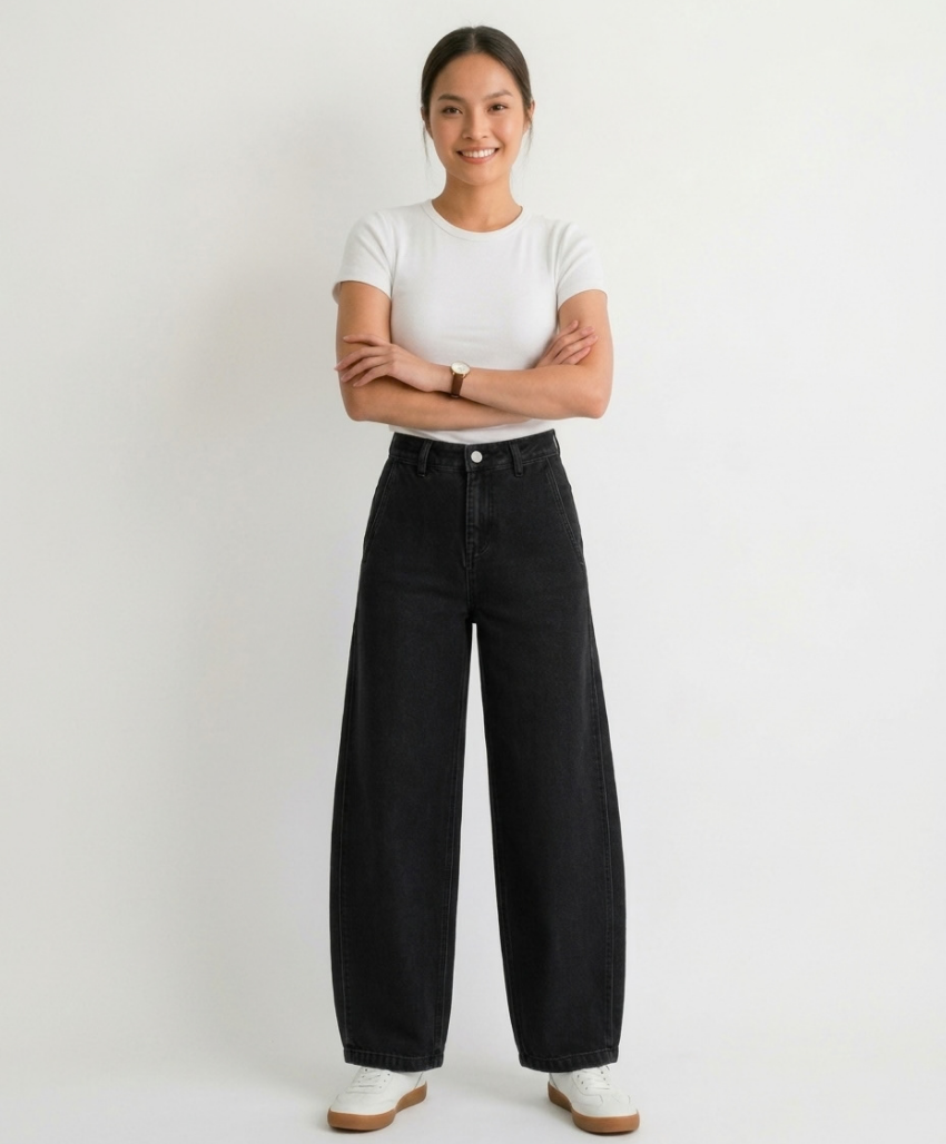 Barrel Pants Denim ( Buy 2 Free Shipping )
