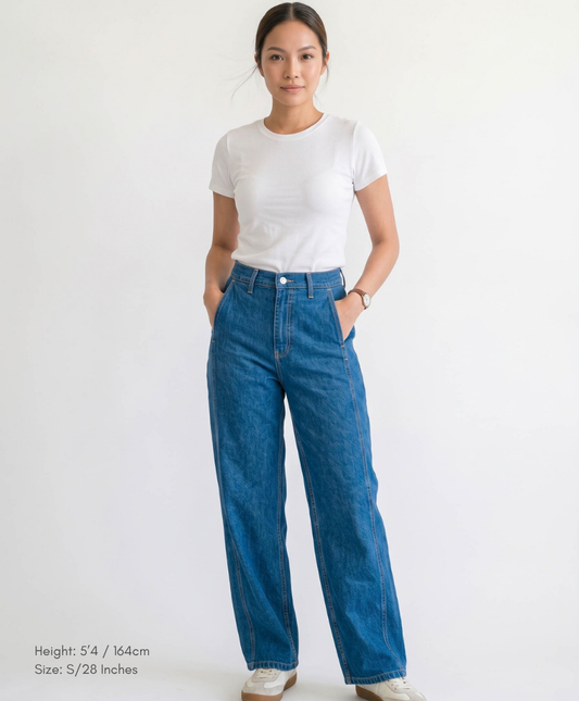 Barrel Pants Denim ( Buy 2 Free Shipping )