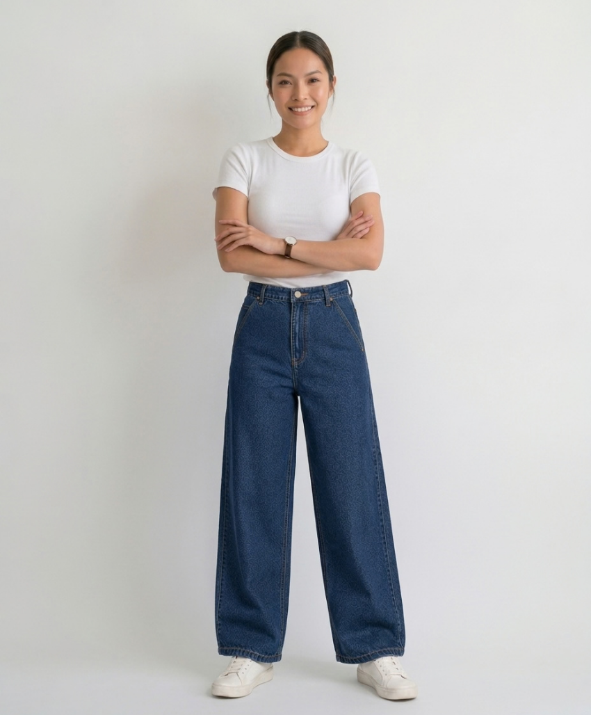 Barrel Pants Denim ( Buy 2 Free Shipping )