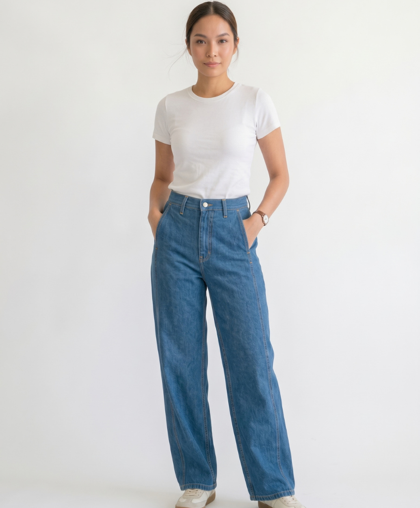 Barrel Pants Denim ( Buy 2 Free Shipping )