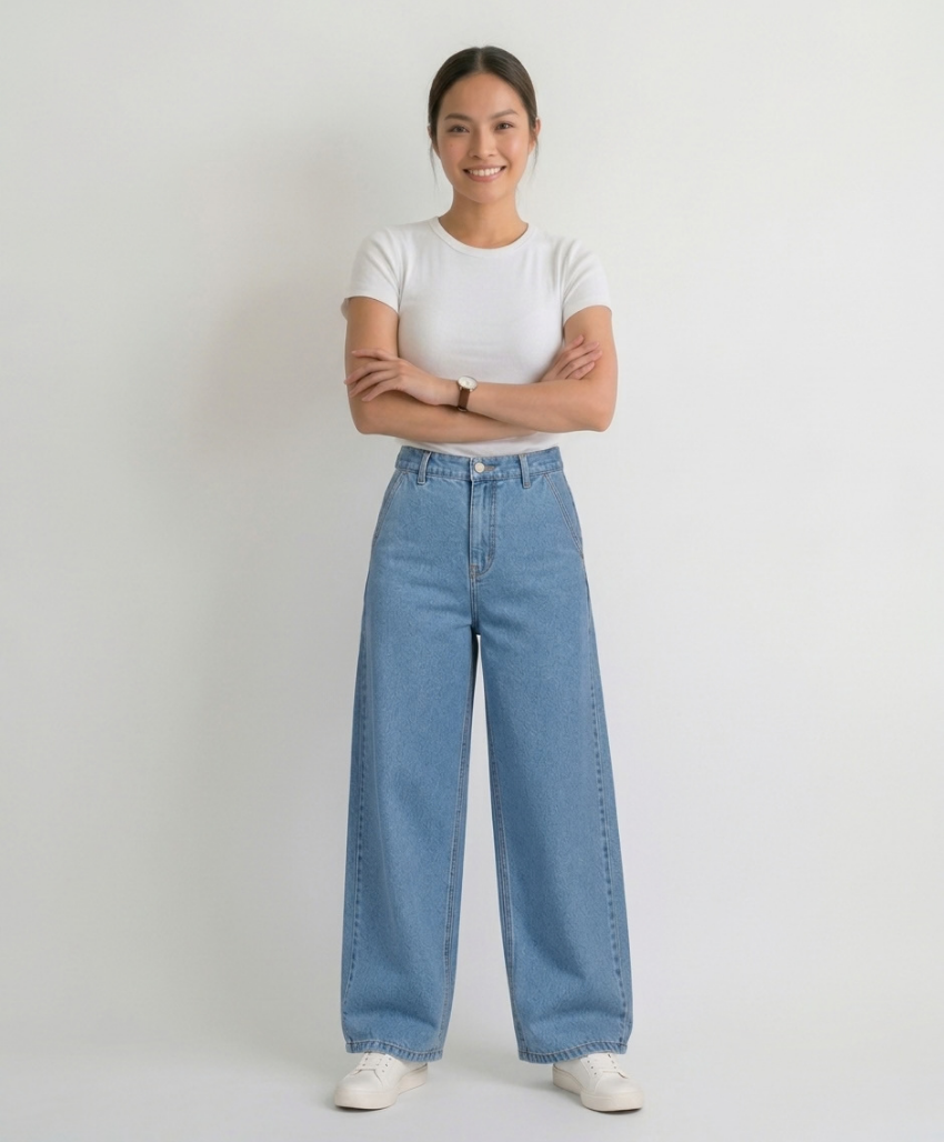 Barrel Pants Denim ( Buy 2 Free Shipping )