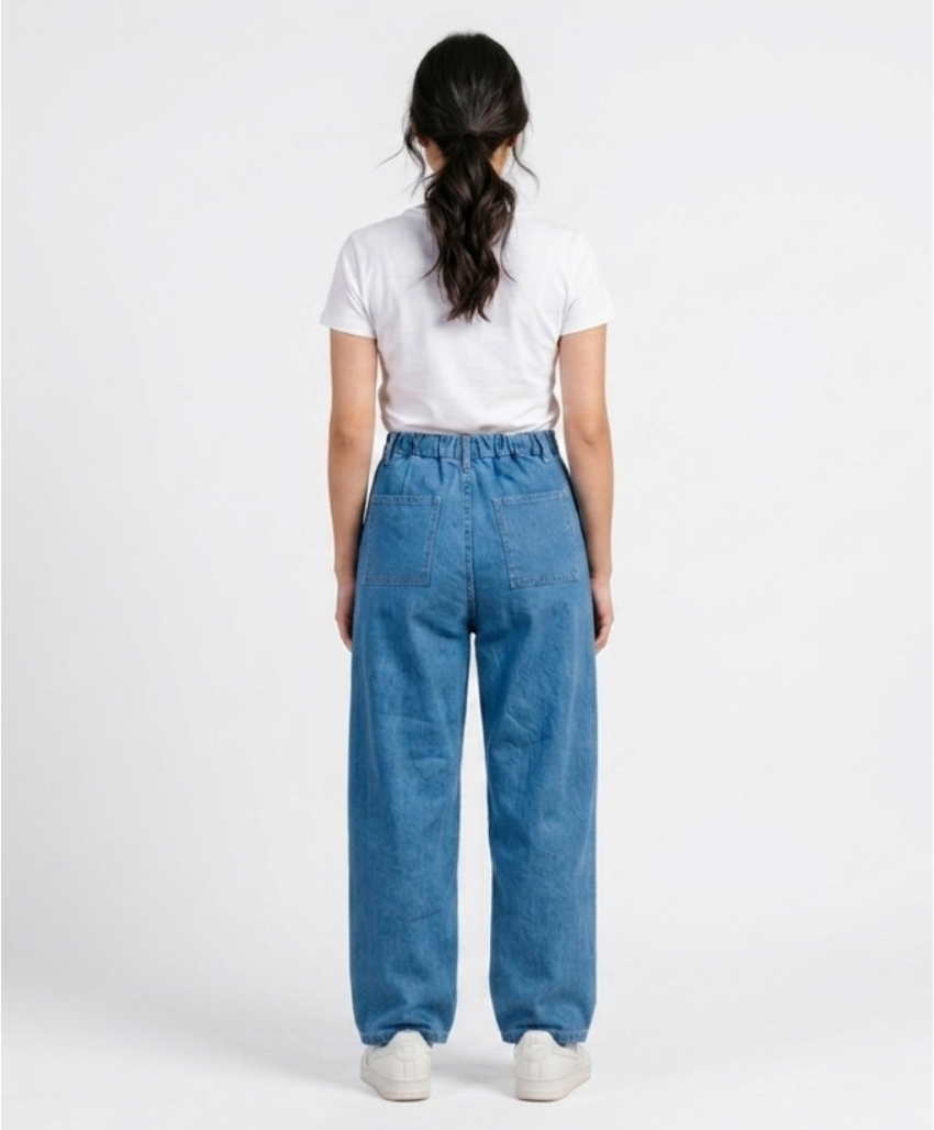 Barrel Pants Denim ( Buy 2 Free Shipping )