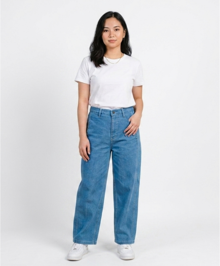 Barrel Pants Denim ( Buy 2 Free Shipping )